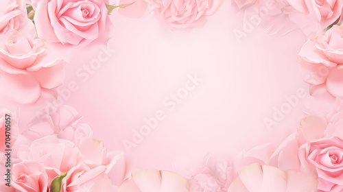 Floral frame with decorative flowers, decorative flower background pattern, floral border background