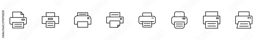 Print icon set. printer icon vector. Print icon set. printer icon vector.
