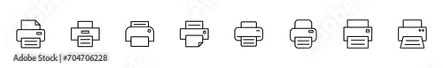 Wallpaper Mural Print icon set. printer icon vector. Torontodigital.ca