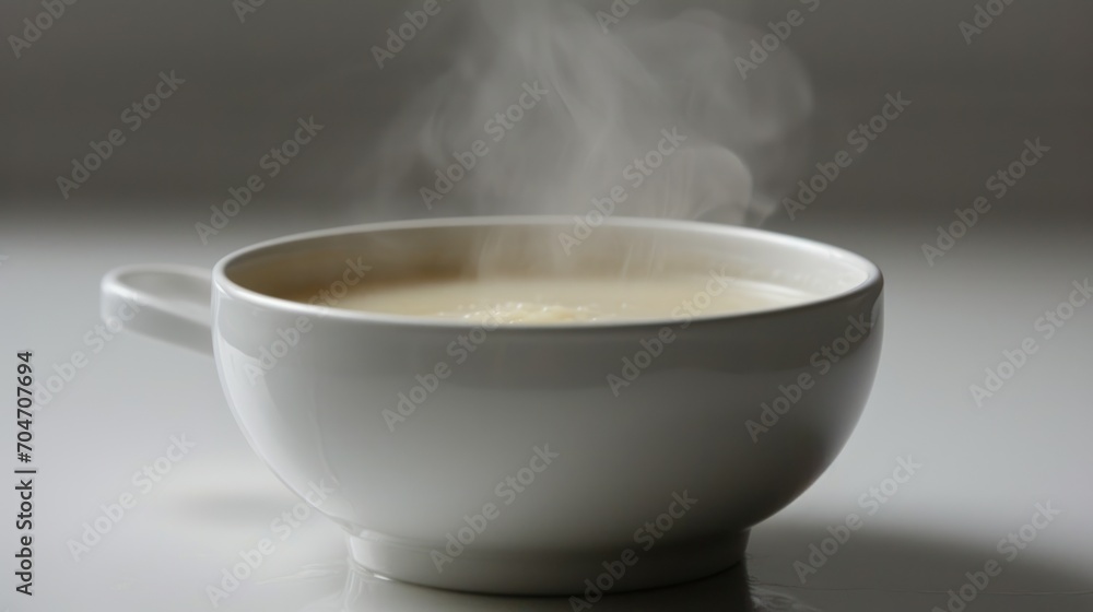 a close up of a cup of coffee with steam coming out of the top of the cup and steam rising out of the top of the cup. a close up of a cup of coffee with steam coming out of the top of the cup and steam rising out of the top of the cup.