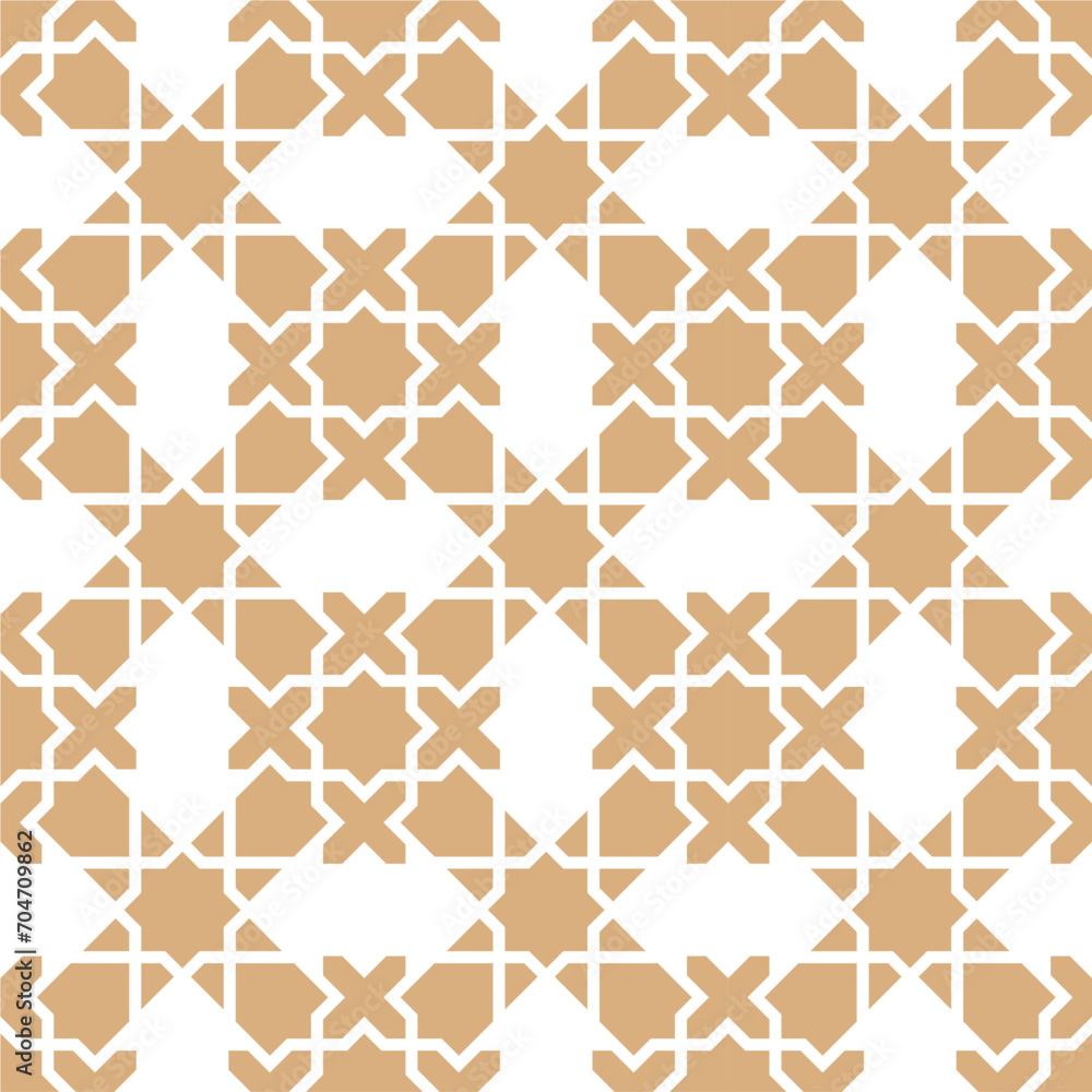 Seamless abstract geometric pattern in Arabian style Seamless abstract geometric pattern in Arabian style