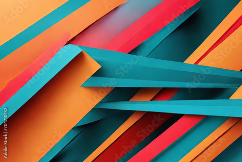 Wallpaper Mural Parallel Dimensions. geometric abstraction. abstract background. backdrop for copy space text. Torontodigital.ca