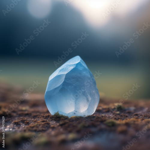 Blue Chacedony Crystal Gemstones