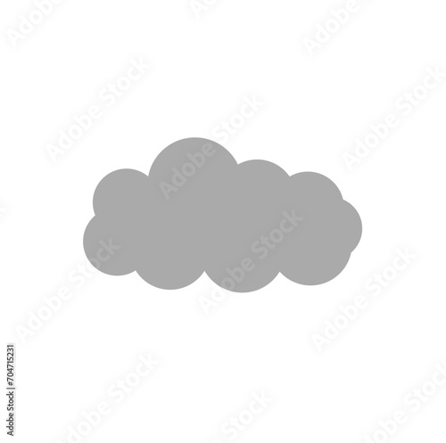 Editable Icon of Cloud. Vector illustration in a modern style of icons related to Cloud, Fluffy Cloud, Cumulus Cloud, Cloudscape, Heavenly Cloud, Wispy Cloud, Floating Cloud, Dreamy Cloud, Dream