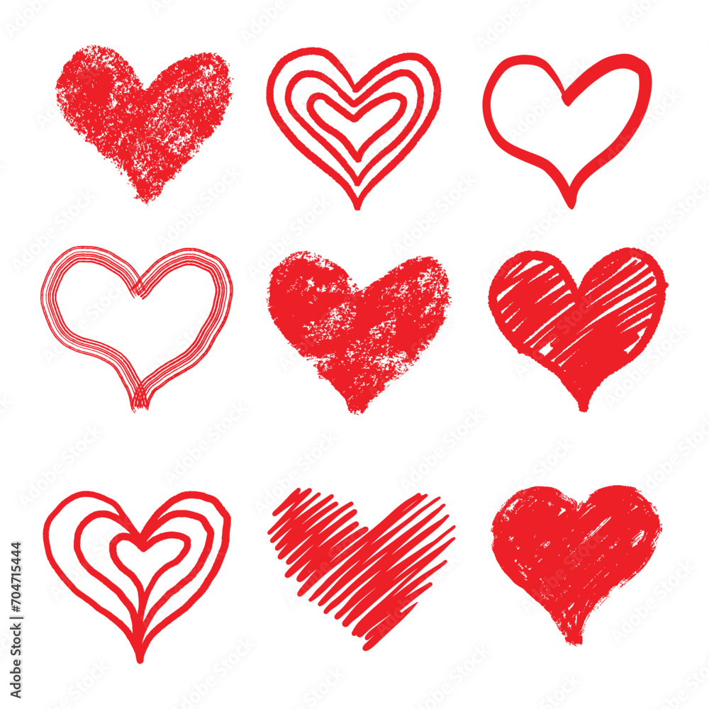 set of hearts set of hearts