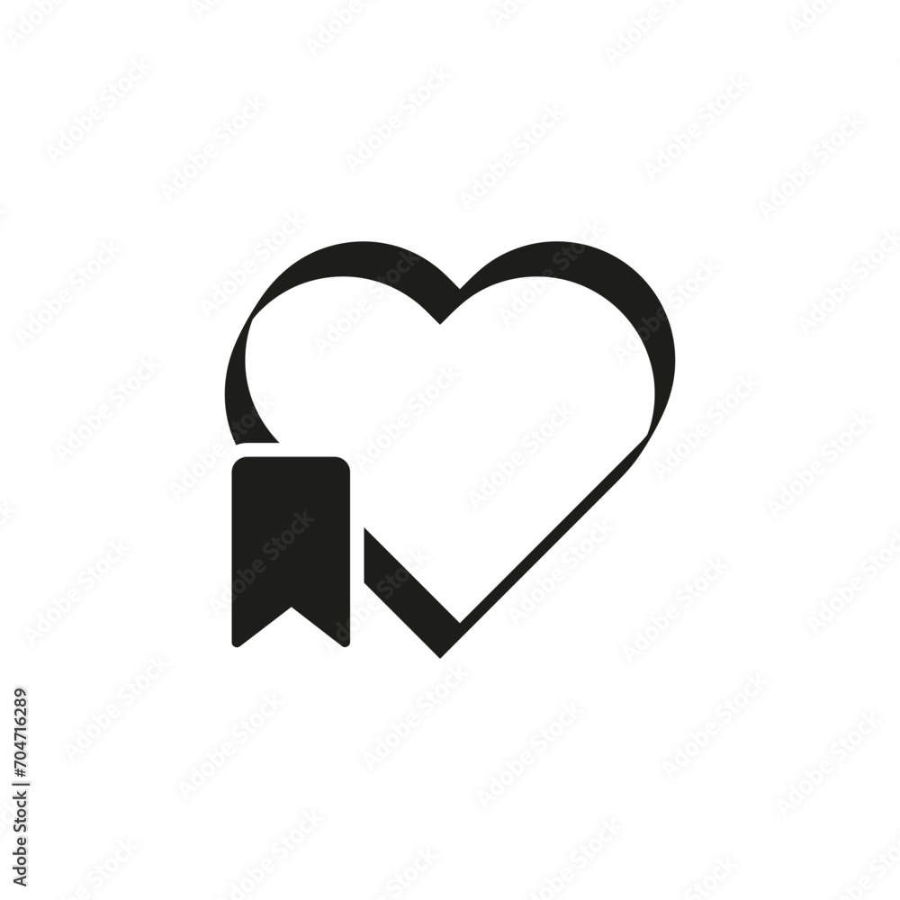 Love web site icon. Bookmarking symbol. Vector illustration. EPS 10. Love web site icon. Bookmarking symbol. Vector illustration. EPS 10.