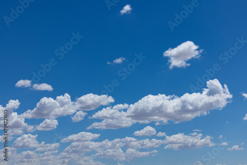 Blue Sky with Summer Clouds