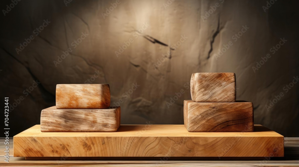 3d rock podium product stand or display with rock background and cinematic light 3d rock podium product stand or display with rock background and cinematic light