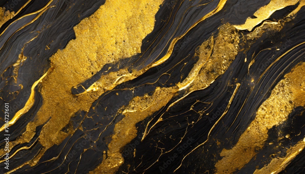 A gold and black texture marble wallpaper.