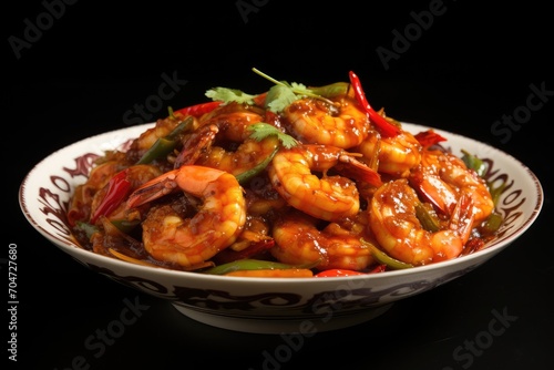 Chinese specialty dish featuring dynamite shrimp