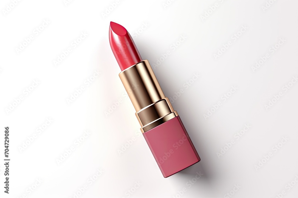 Isolated beauty lipstick on white background Cosmetic item Isolated beauty lipstick on white background Cosmetic item