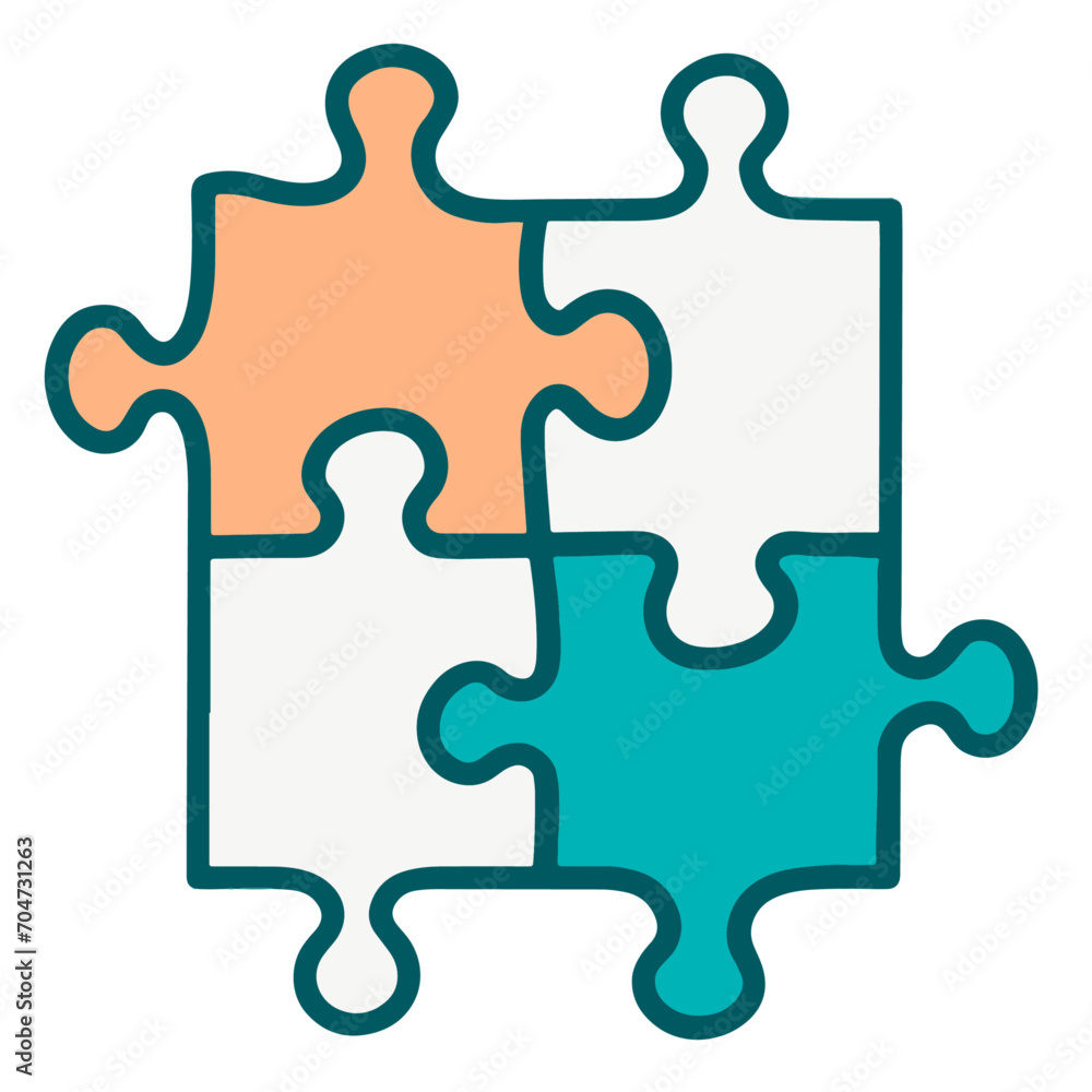 Puzzle ilustracja Puzzle ilustracja