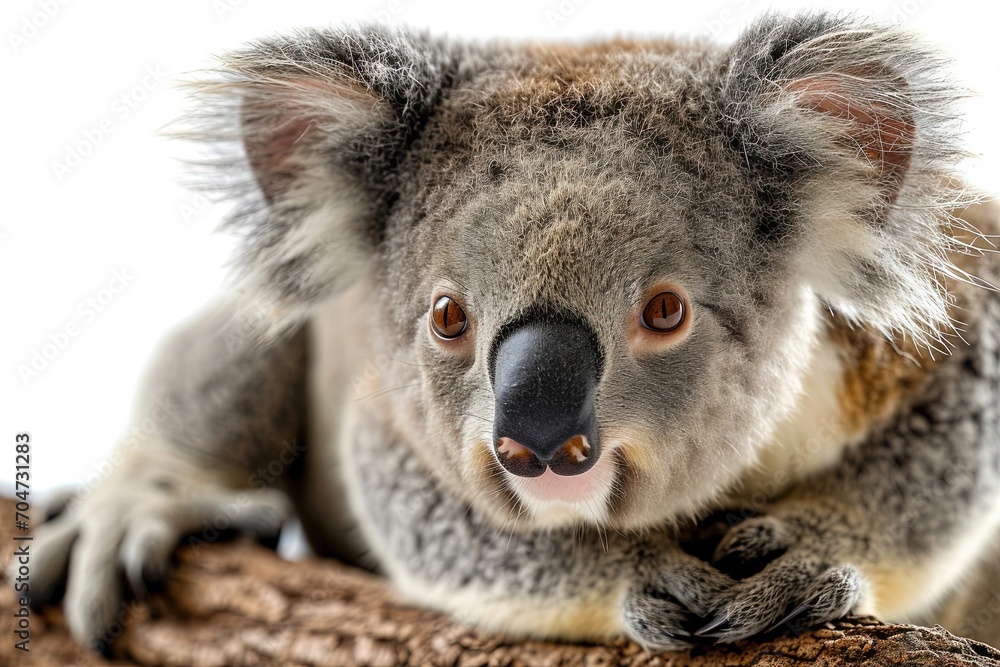 Fototapeta premium koala relax isolated