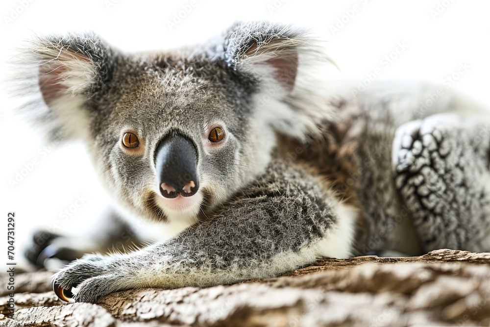 Naklejka premium koala relax isolated