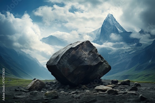 A single mountain stone © The Big L