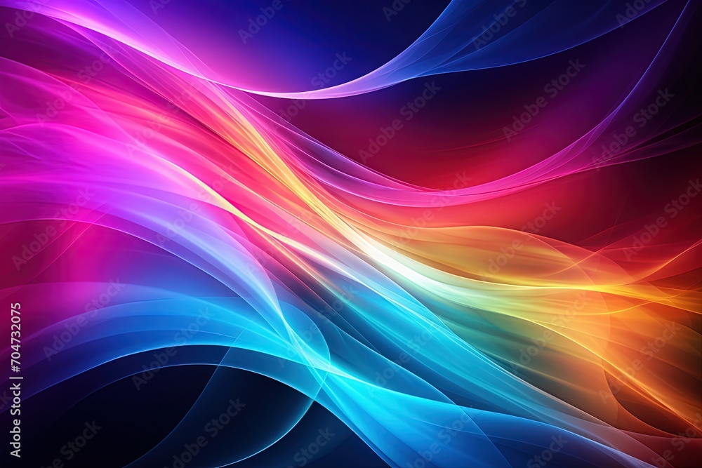 Colorful background with dreamy rainbow lights Colorful background with dreamy rainbow lights
