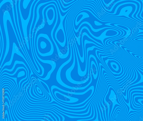 Water top view textured pattern design. Optical interference effect of the illusion of movement. Reflections of sun in surface of ocean, swimming pool or sea.