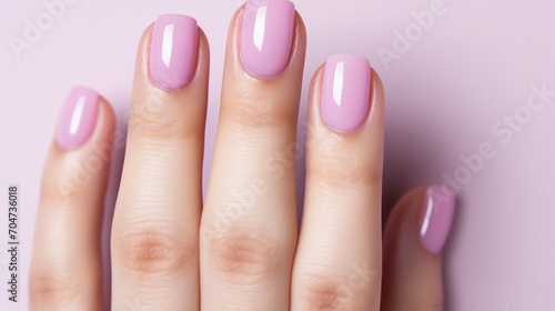 manicure nail paint pink color beauty care