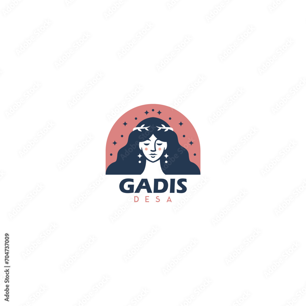 trendy women's beauty logo design