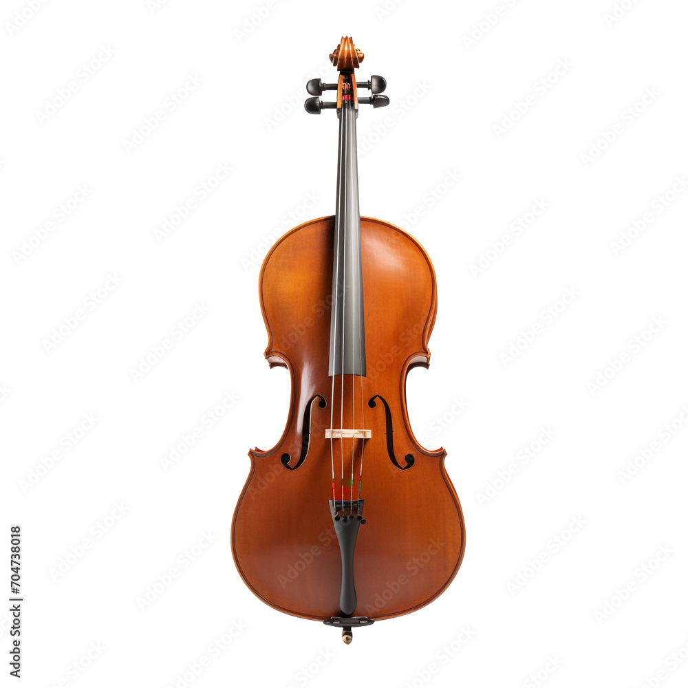 Obraz premium Cello isolated on transparent background