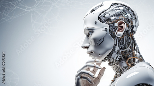 skeleton of the robot. Generative AI