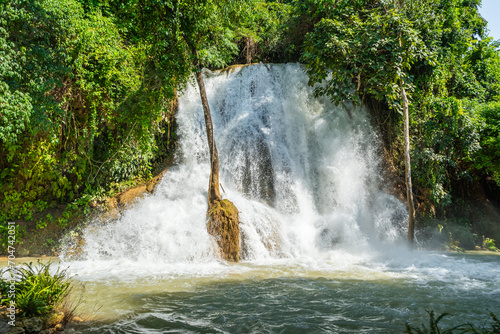 Khoun Moung Keo Waterfall at Luang Prabang  Laos