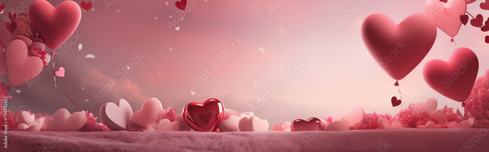 Valentine's theme - eartwarming and enchanting images suitable for Valentine's Day backgrounds and textures, romantic colors, include elements such as gentle textures, s