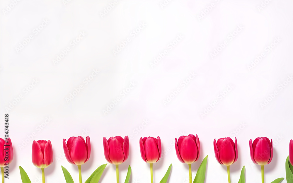 tulips flower background with copy space tulips flower background with copy space