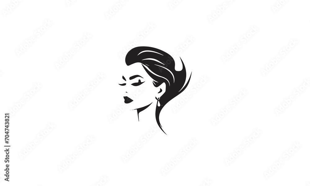 logo fashion shop vector black design white background logo fashion shop vector black design white background