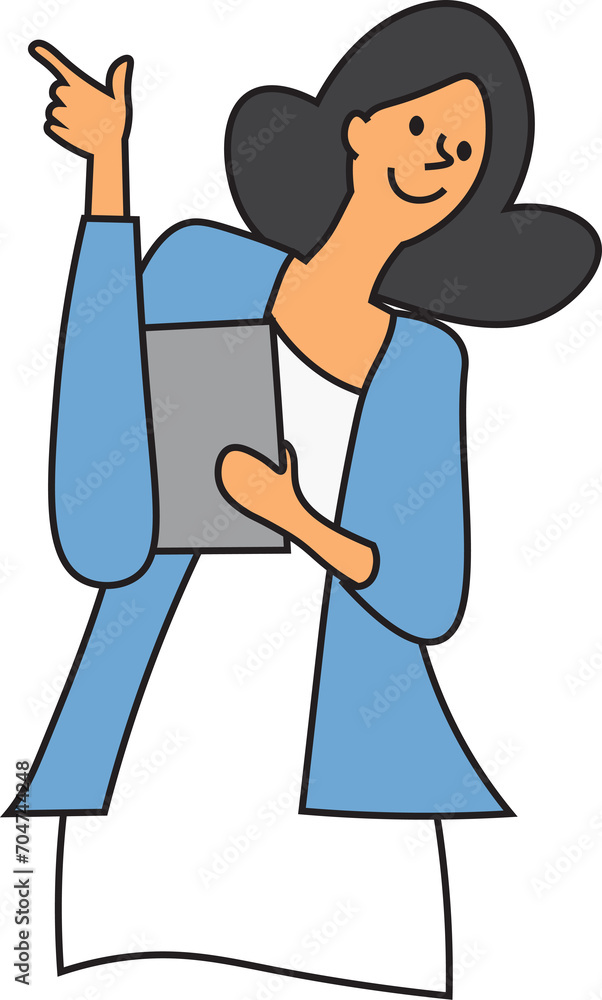 Business people in various characters working in the office Business people in various characters working in the office