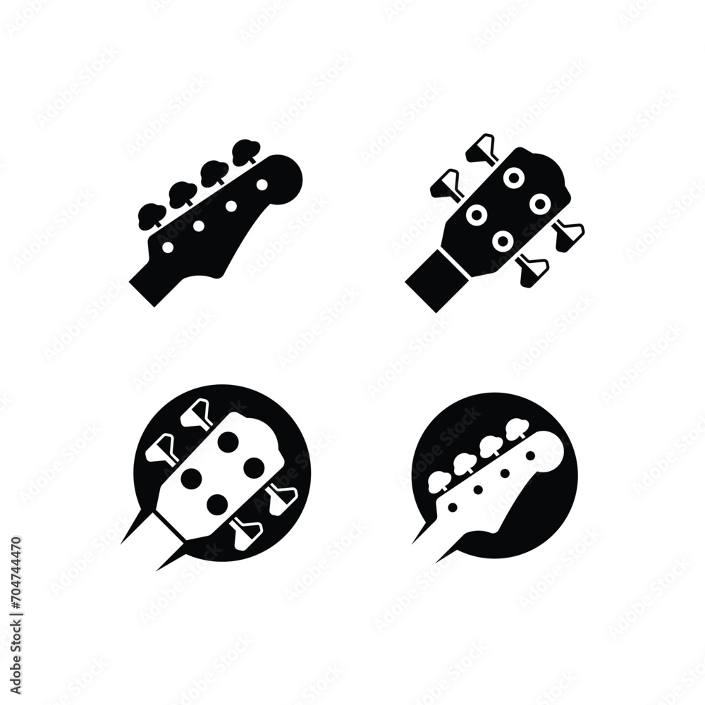 guitar icon set guitar icon set