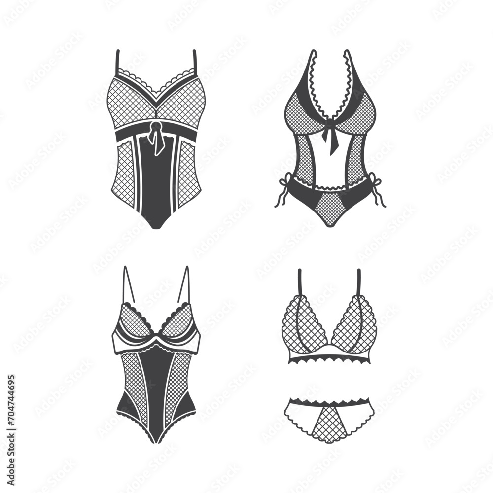 lingerie graphic design vector lingerie graphic design vector