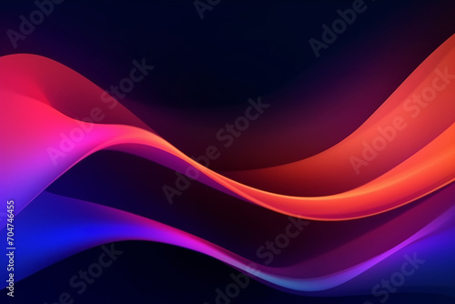 Red Blue Glowing Neon Liquid Fluid Colorful Background Backdrop