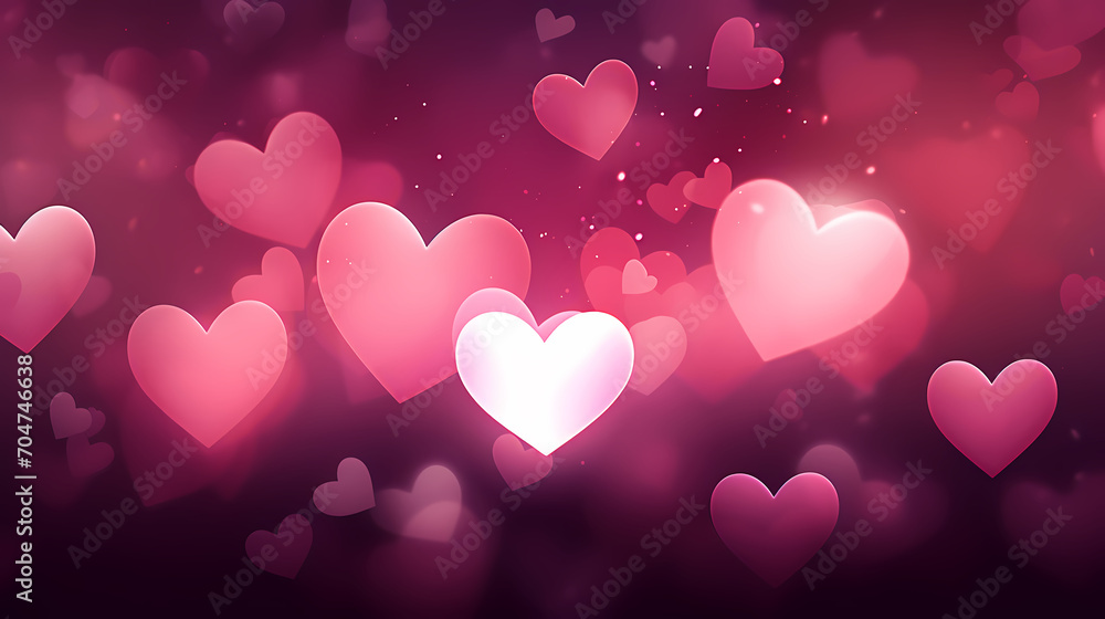 Valentine's Day hearts, Valentine's Day background, wedding background, blank copy space Valentine's Day hearts, Valentine's Day background, wedding background, blank copy space