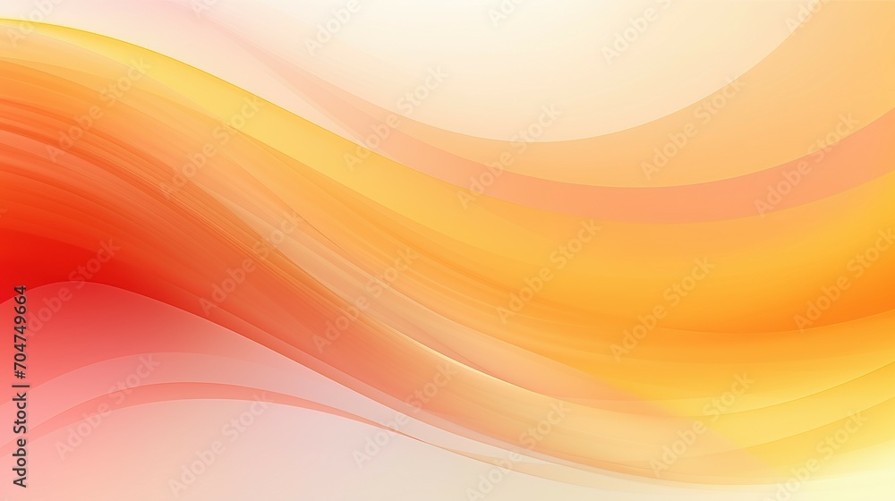 Abstract Yellow and Red Wave Background. Abstract Yellow and Red Wave Background.