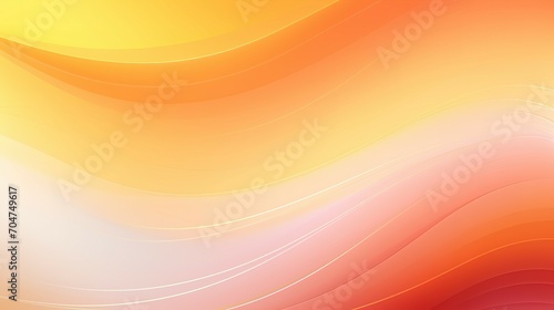Abstract Yellow and Red Wave Background.