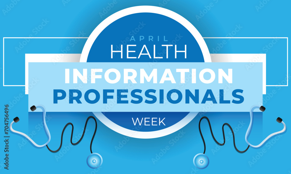 Health Information Professionals Week. background, banner, card, poster ...