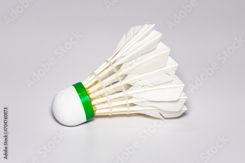 Single badminton shuttlecock © Thana
