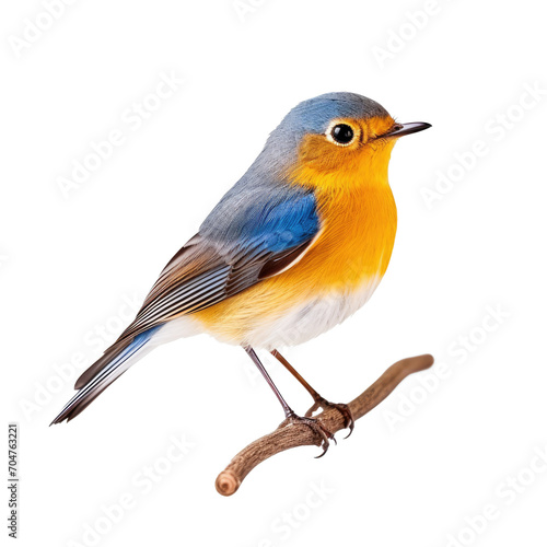 Cute bird isolate on transparency background png © Sim