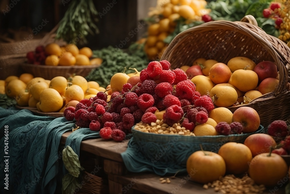 Fresh fruits and vegetables form garden,concept of idea world hunger day 2024. Fresh fruits and vegetables form garden,concept of idea world hunger day 2024.