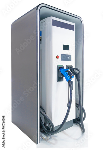 EV Charger isolate on white background