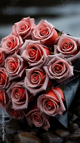   A stunning bouquet of flowers in the recipients favorite Valentines Day  Propose day   Valentines Day date. 