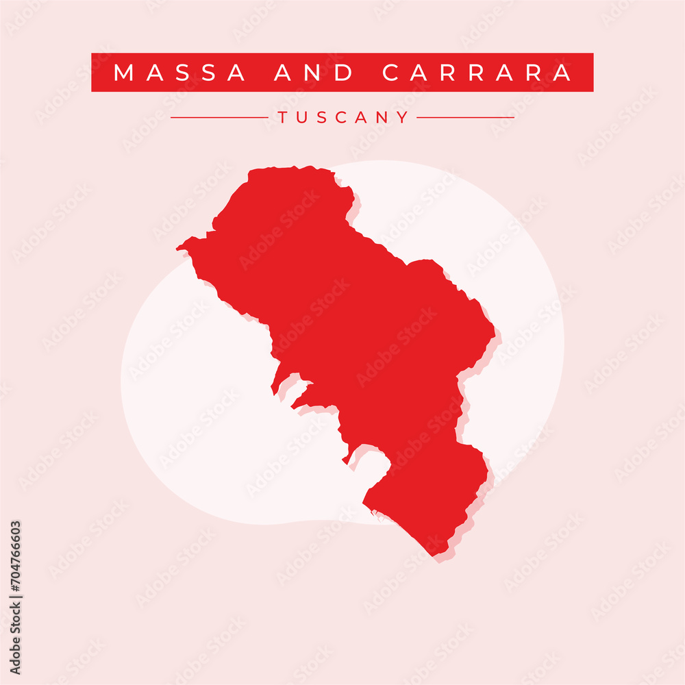 Vector illustration vector of Massa and Carrara map Italy Vector illustration vector of Massa and Carrara map Italy