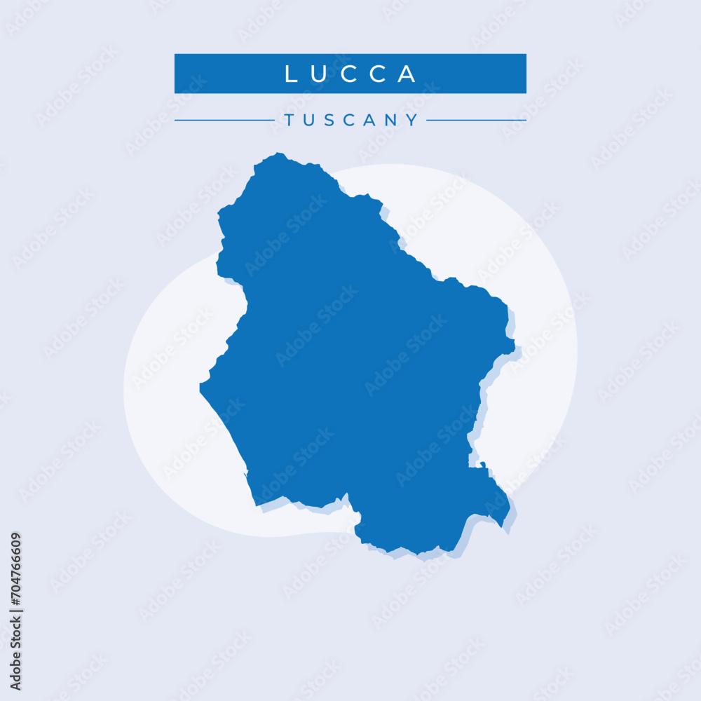 Vector illustration vector of Lucca map Italy Vector illustration vector of Lucca map Italy