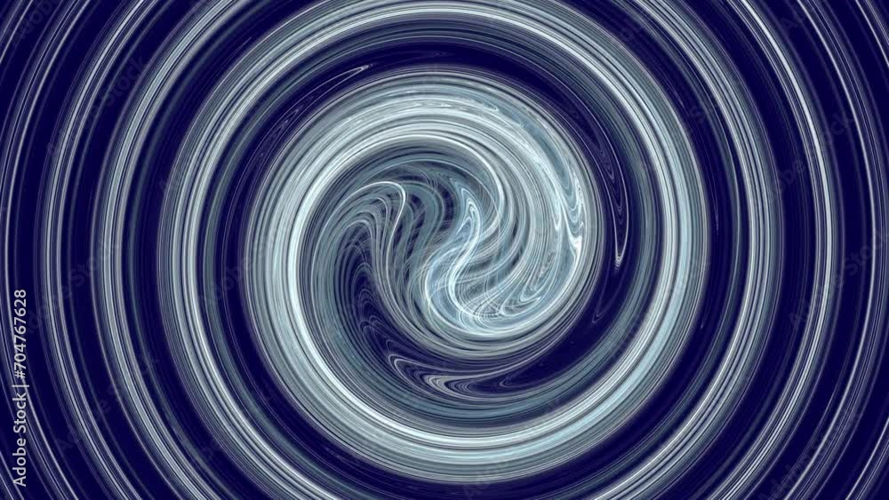 Abstract blue spiral art backdrop or wallpaper on black background, clockwise rotation footage. Abstract blue spiral art backdrop or wallpaper on black background, clockwise rotation footage.