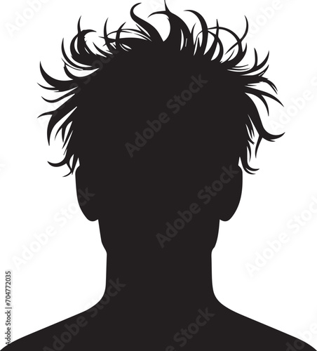 Boys Hair Style Vector Design