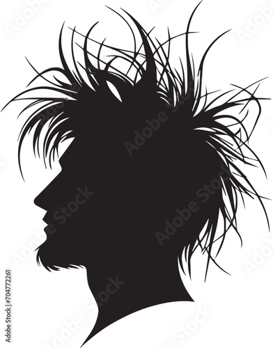 Boys Hair Style Vector Design