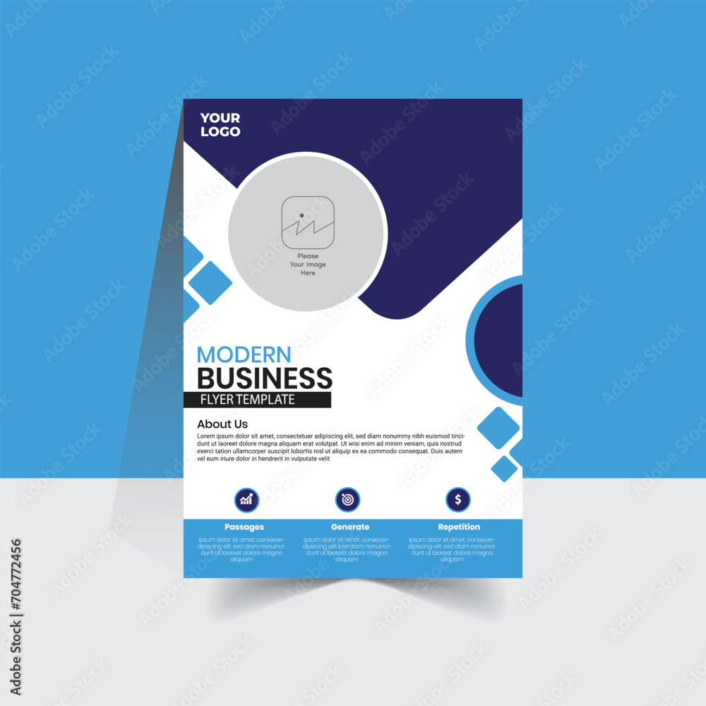 Business solutions poster corporate design business flyer template Business solutions poster corporate design business flyer template