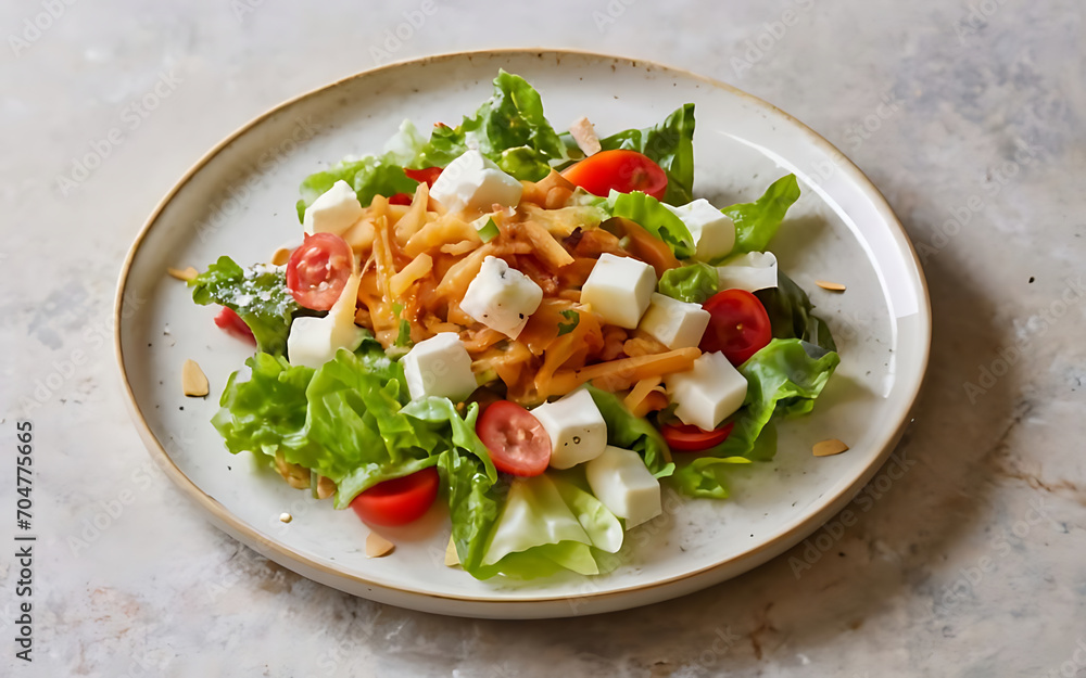 Capture the essence of Cesar Salad in a mouthwatering food photography shot Capture the essence of Cesar Salad in a mouthwatering food photography shot