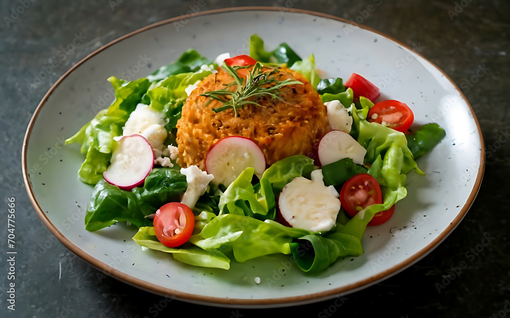 Capture the essence of Cesar Salad in a mouthwatering food photography shot Capture the essence of Cesar Salad in a mouthwatering food photography shot